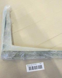 Wall bracket for 2 pipes